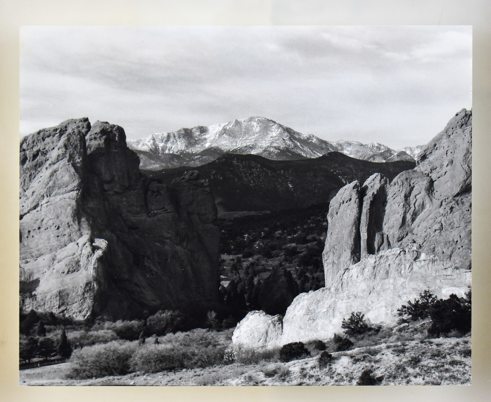 TRIO OF FRAMED LANDSCAPE PHOTOGRAPHS