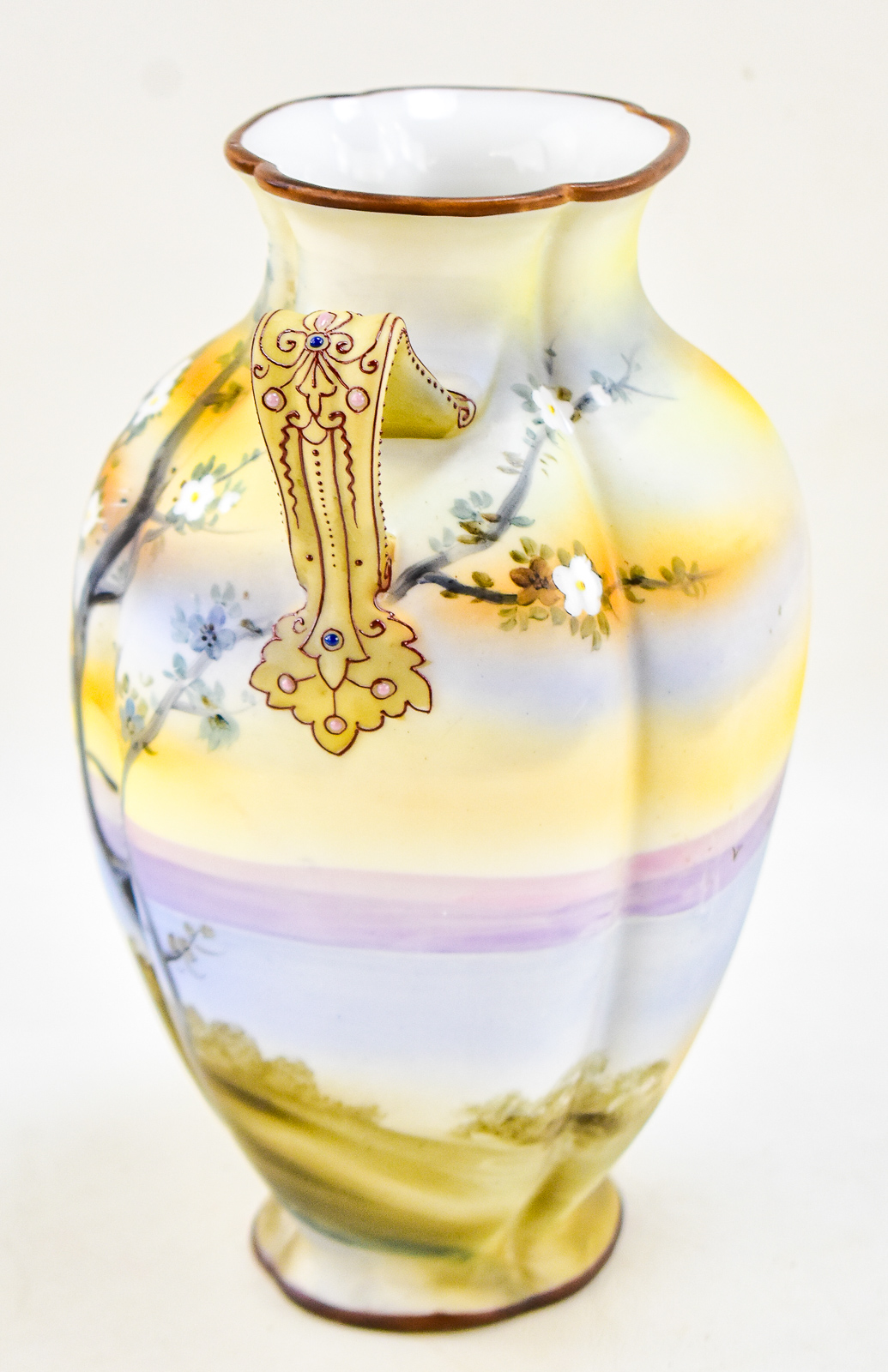 ASSORTMENT OF HAND-PAINTED NIPPON PORCELAIN