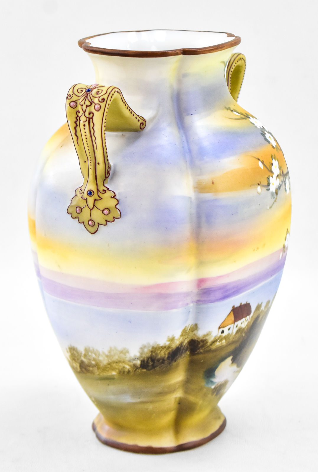 ASSORTMENT OF HAND-PAINTED NIPPON PORCELAIN