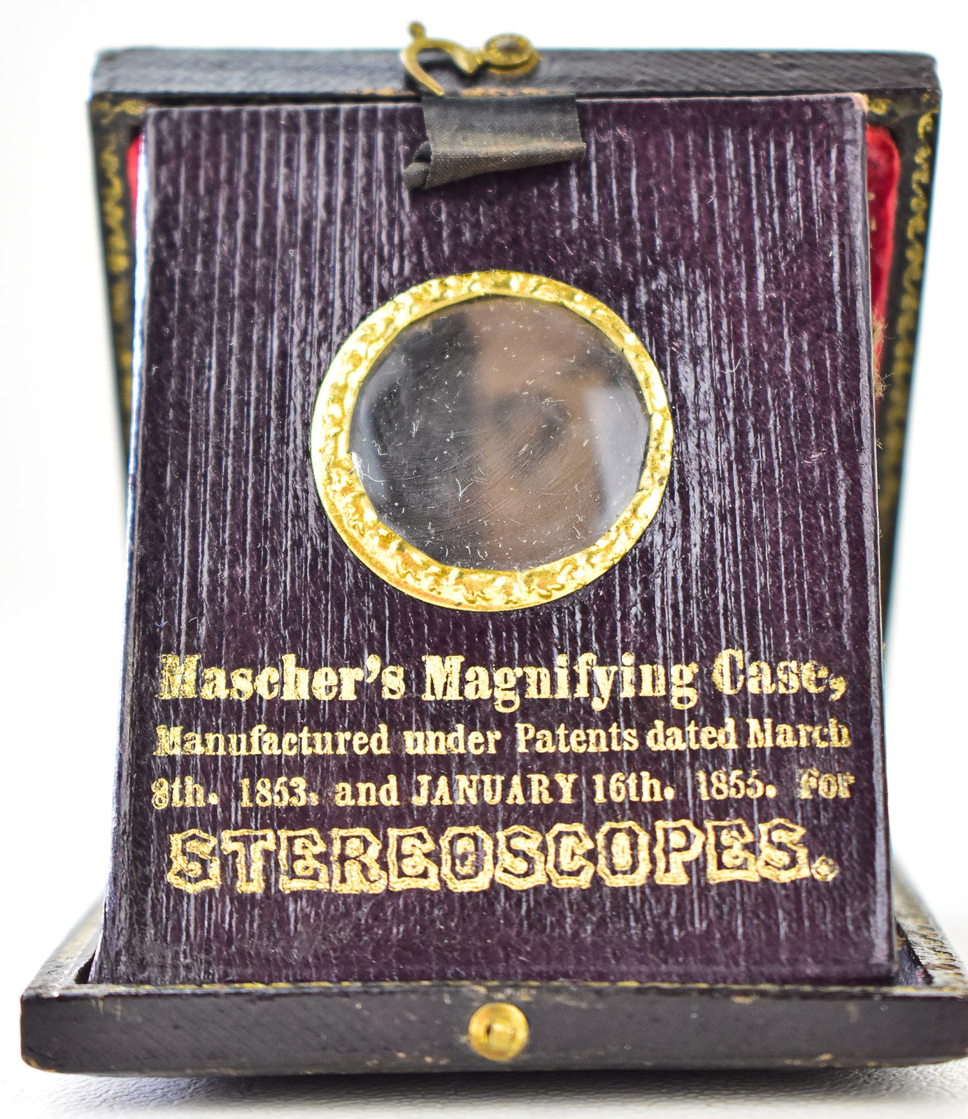 MASCHER'S MAGNIFYING CASE WITH DAGUERREOTYPE