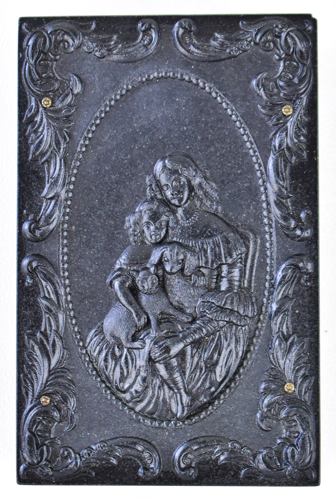 DUAL AMBROTYPE PORTRAITS; LITTLEFIELD, PARSONS & COMPANY CASE
