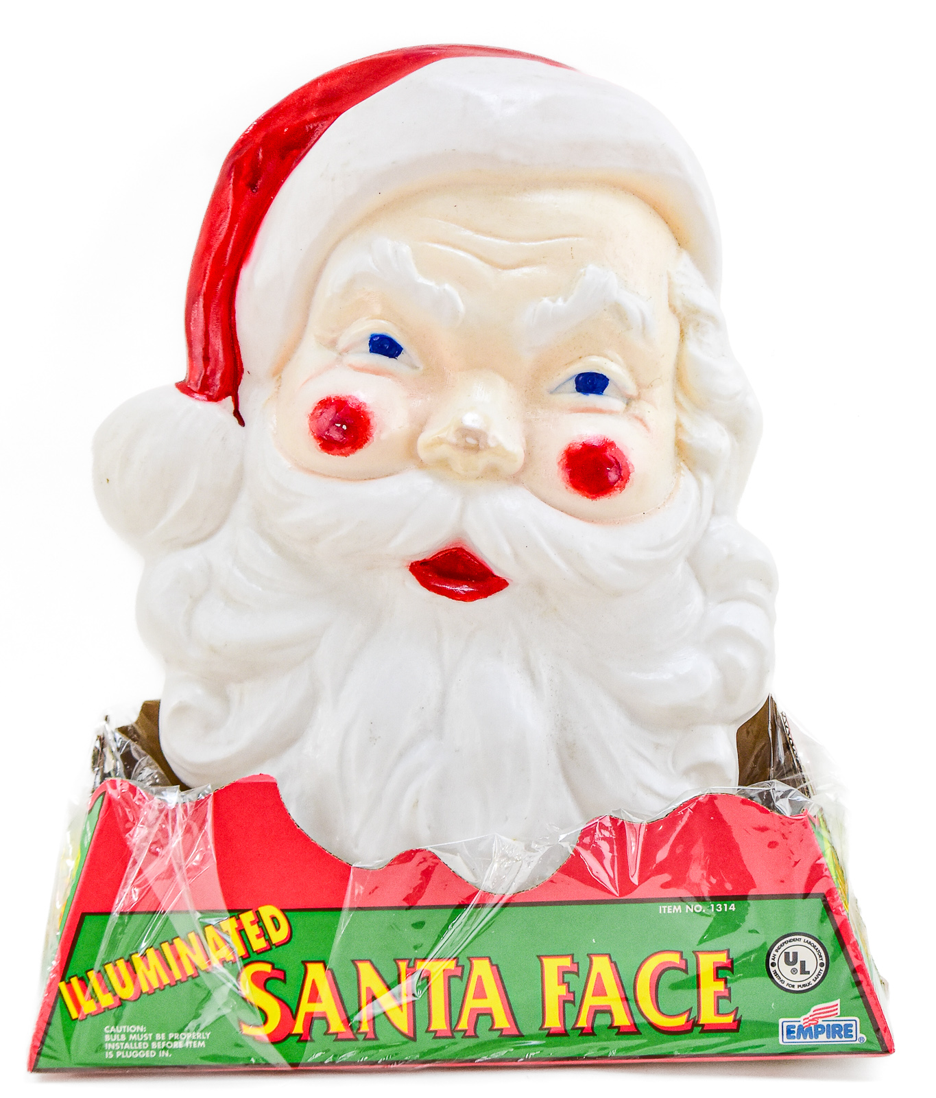 EMPIRE PLASTIC CORPORATION ILLUMINATED GIANT SANTA FACE BLOW MOLD