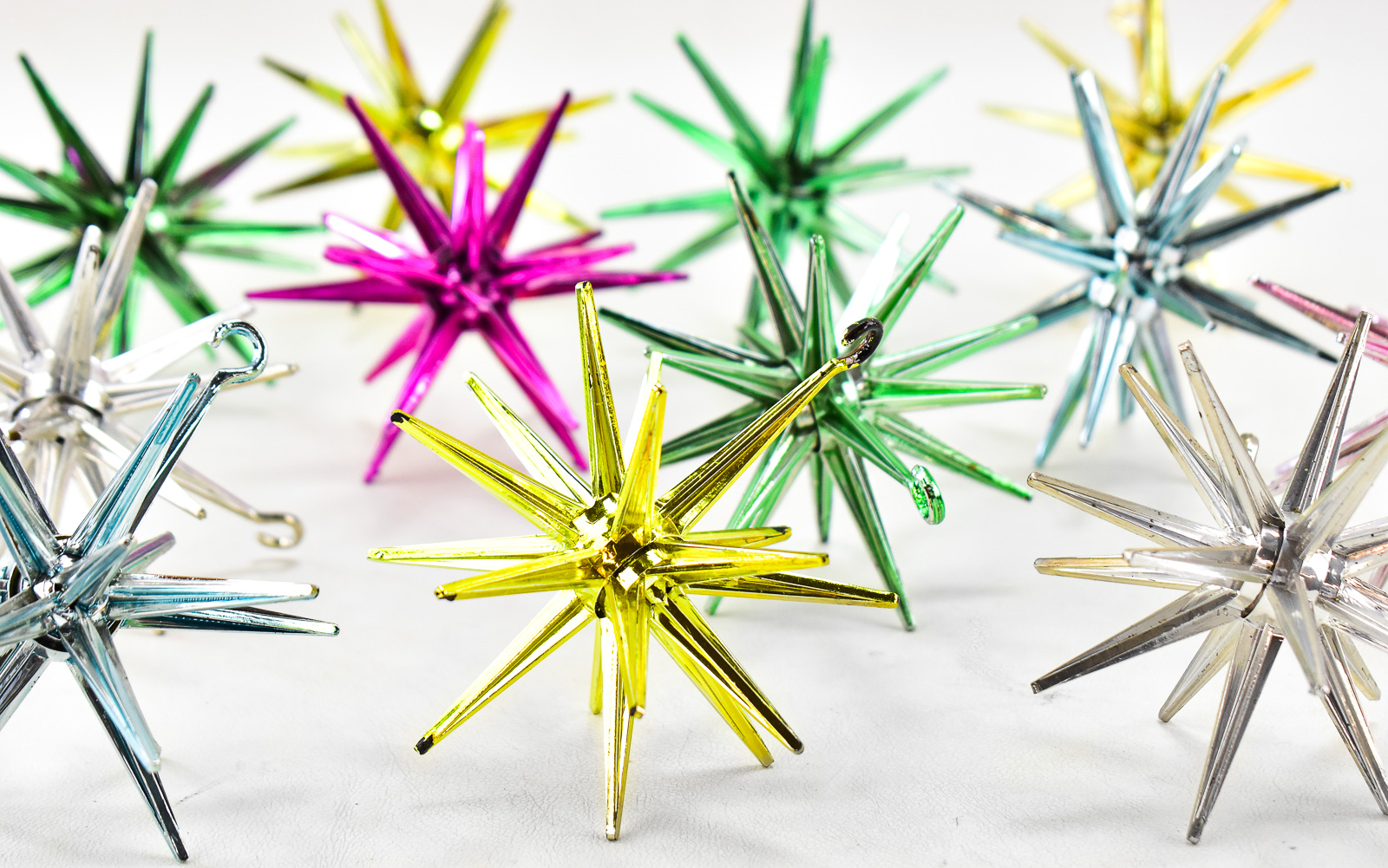 ATOMIC STARBURT "SPUTNIK" CHRISTMAS ORNAMENTS