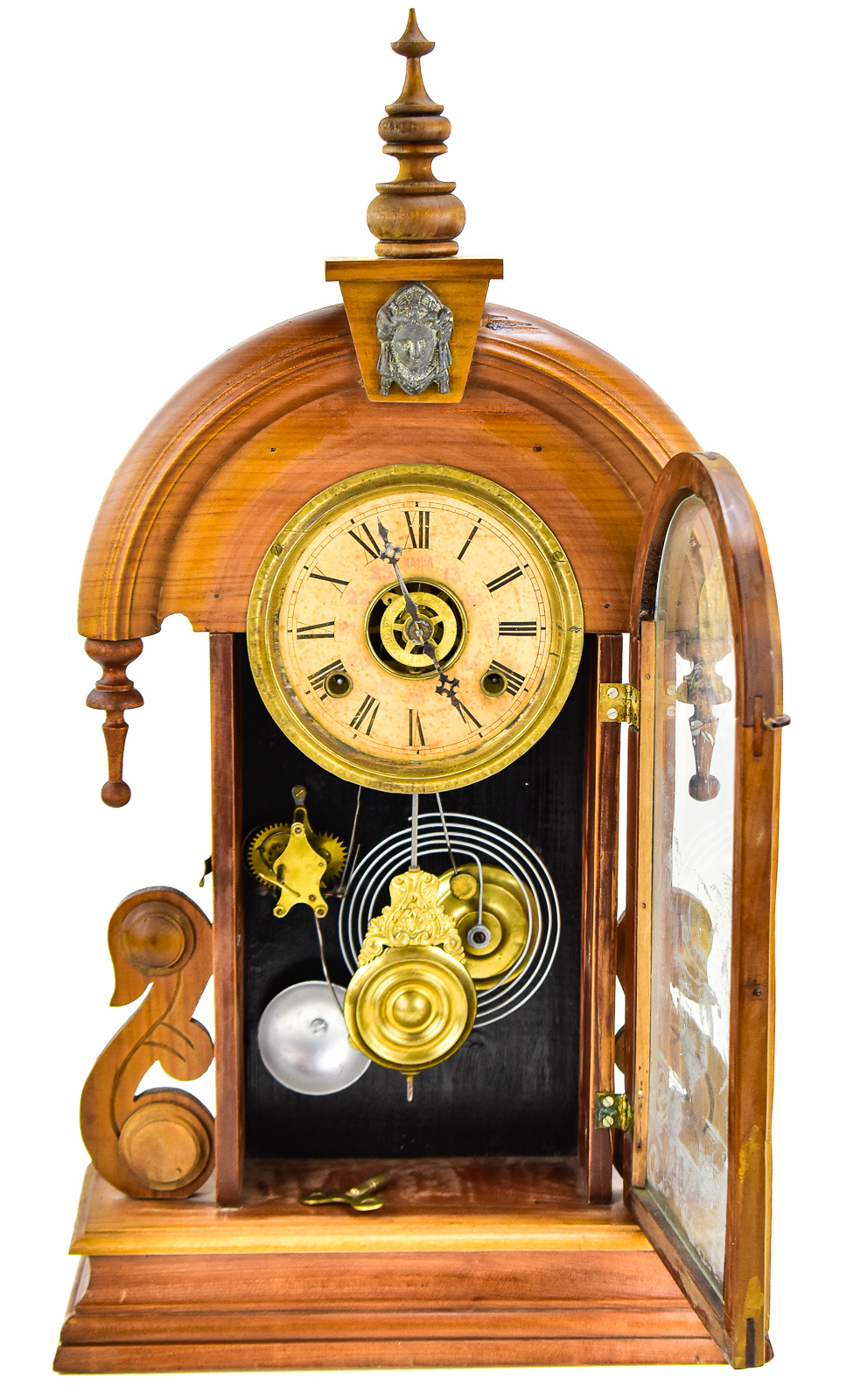 ANSONIA "PARISIAN" 8-DAY MANTLE CLOCK, LATE 19TH CENTURY