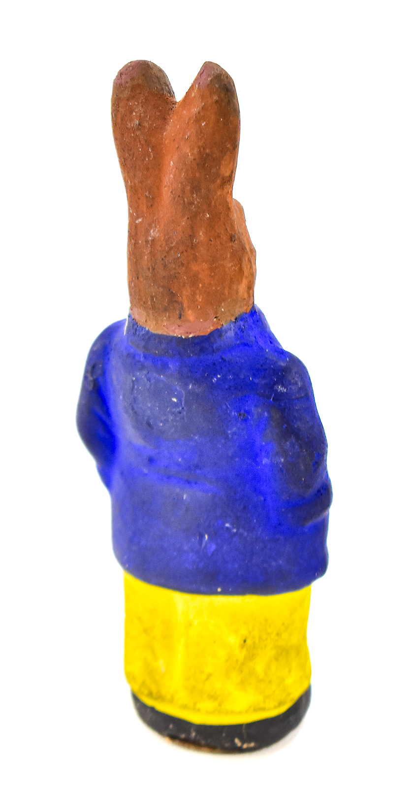 GERMAN PAPER MACHE EASTER BUNNY CANDY CONTAINER
