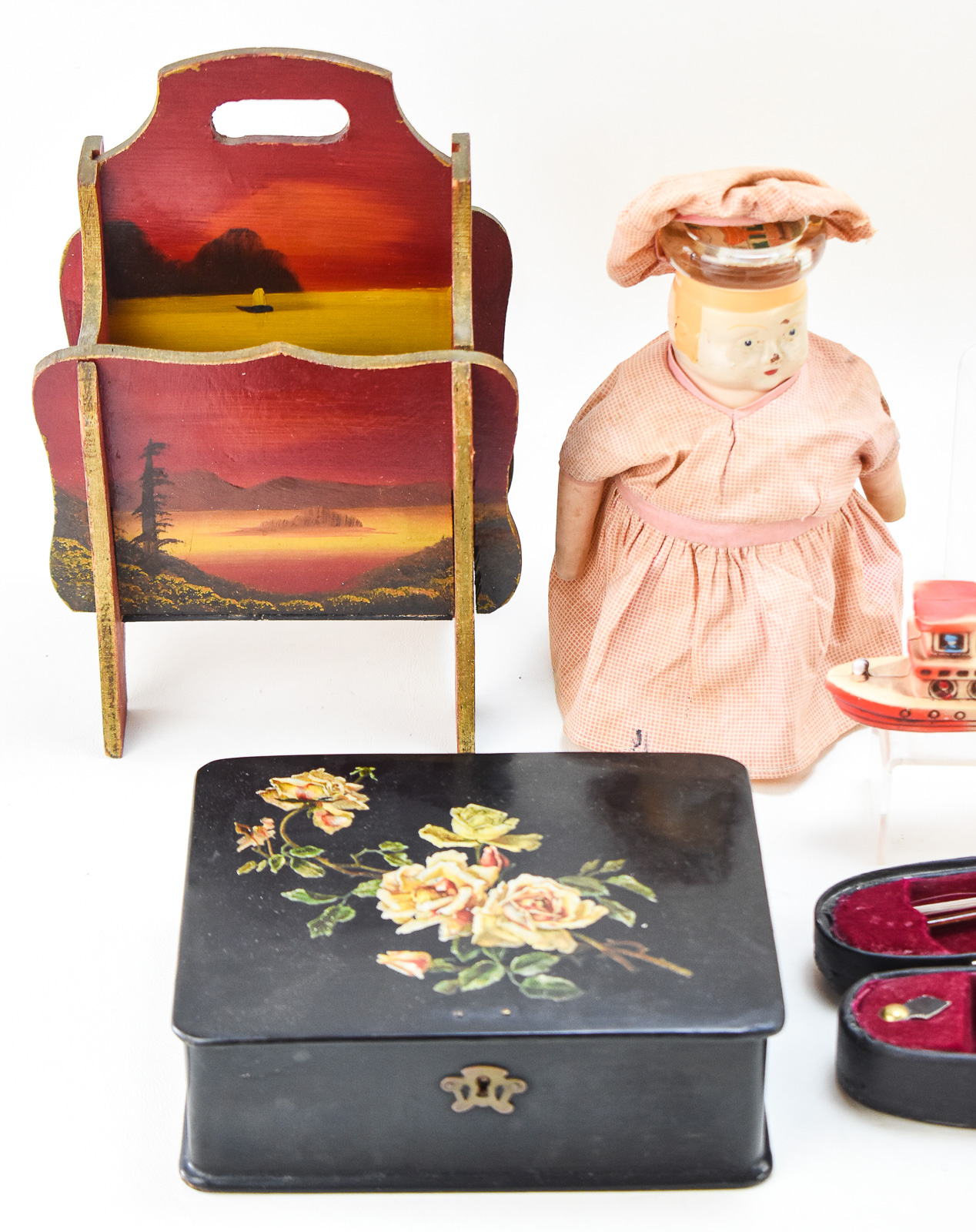 CHILDREN'S MINIATURE TOYS AND MORE: GERMAN NODDER CANDY CONTAINER