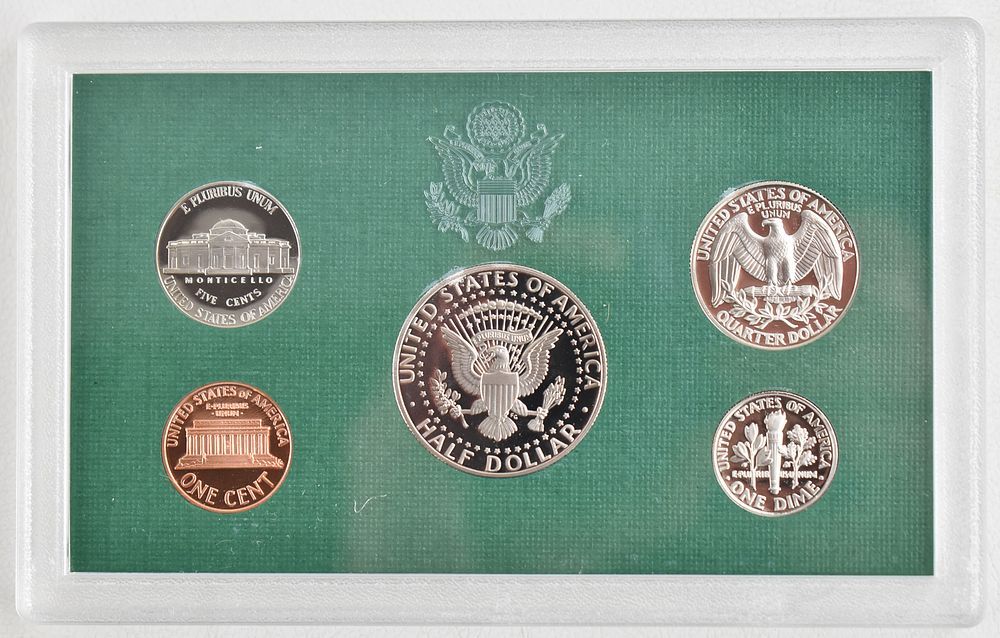 9 U.S. PROOF SETS FROM THE 1990s