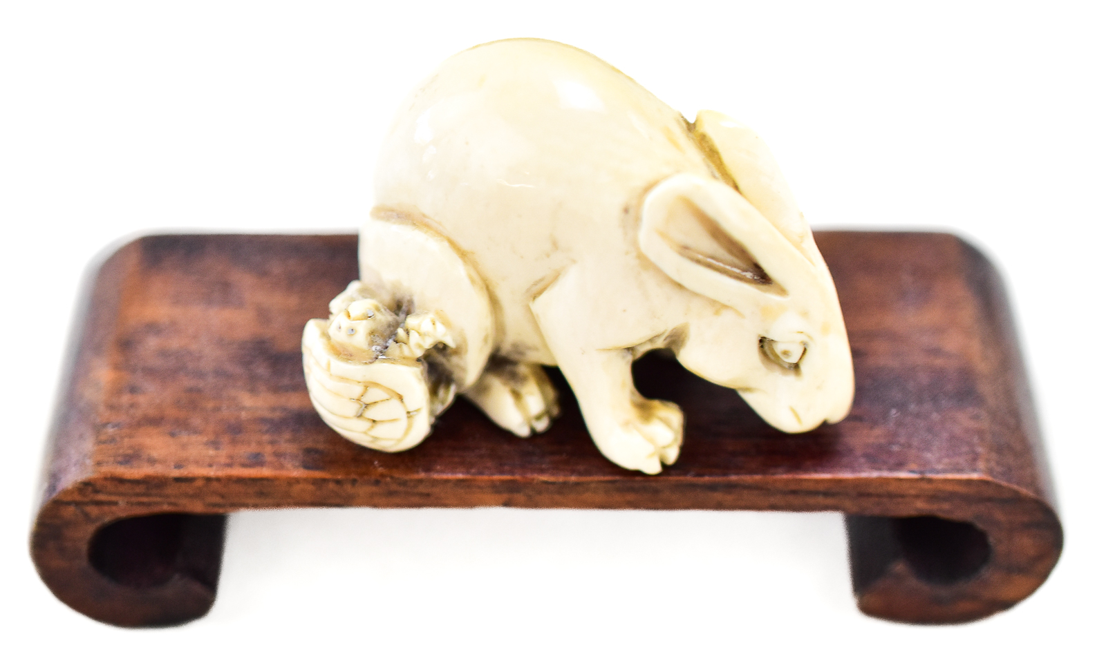 ASIAN STONE AND BONE CARVED FIGURES