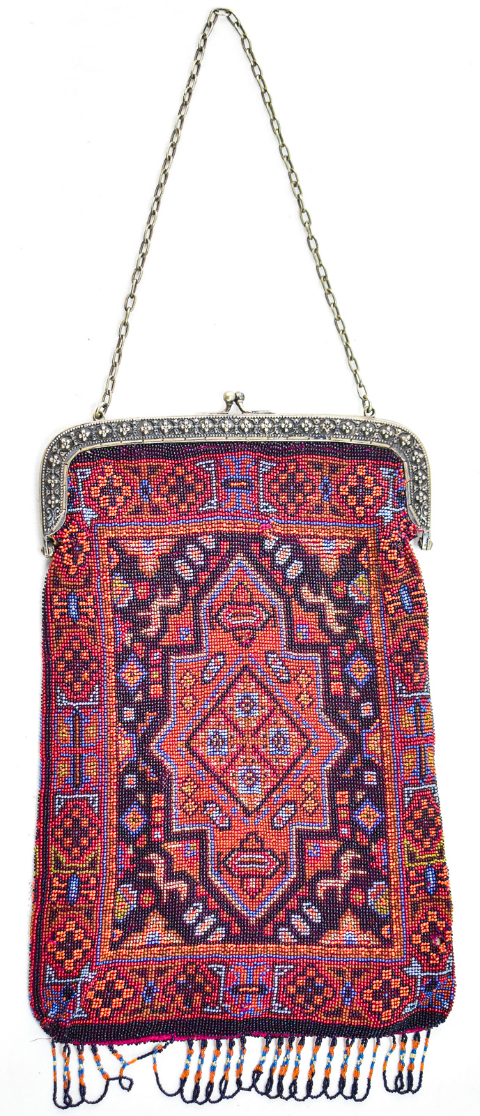 MIRCO BEADED PERSIAN RUG DESIGNED EVENING BAG