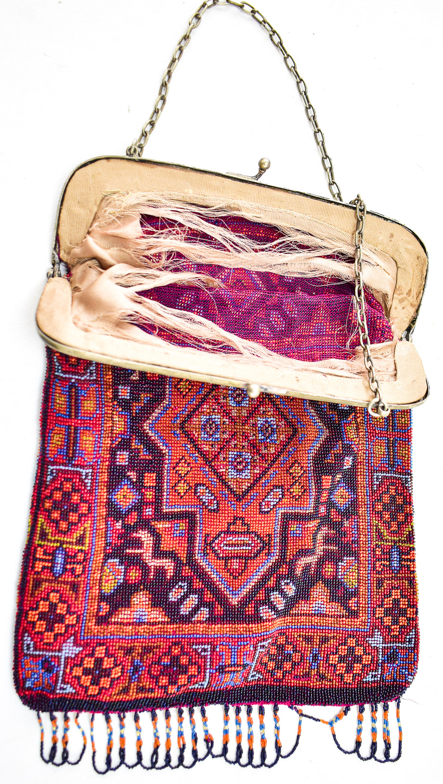 MIRCO BEADED PERSIAN RUG DESIGNED EVENING BAG