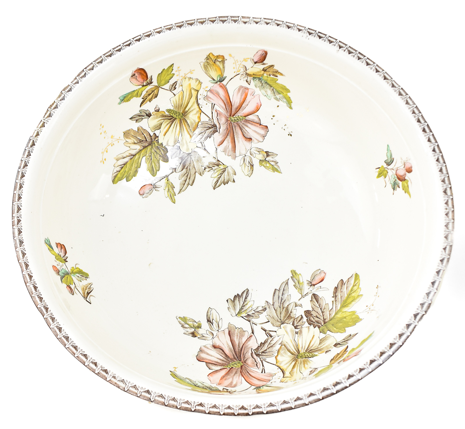 CERAMIC WASH BASIN AND PITCHER SET