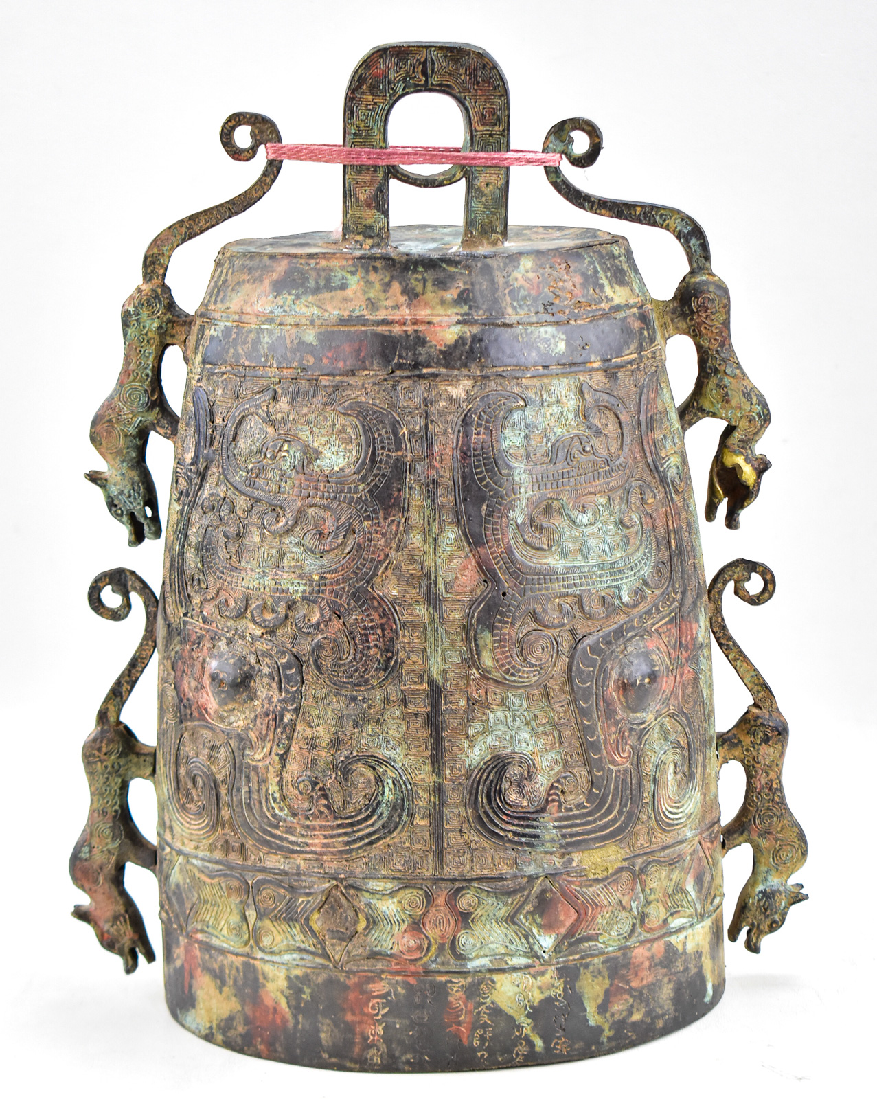 ARCHAISTIC CHINESE BRONZE RITUAL BELL