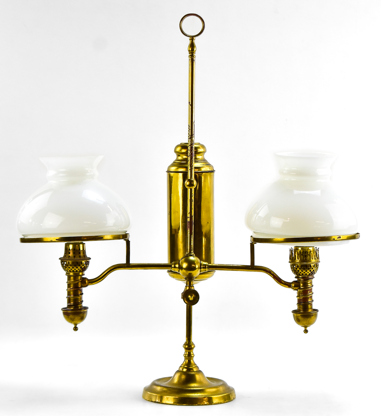 DOUBLE ARM BRASS STUDENT LAMP