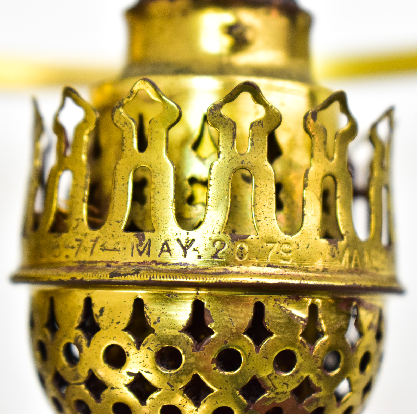 DOUBLE ARM BRASS STUDENT LAMP