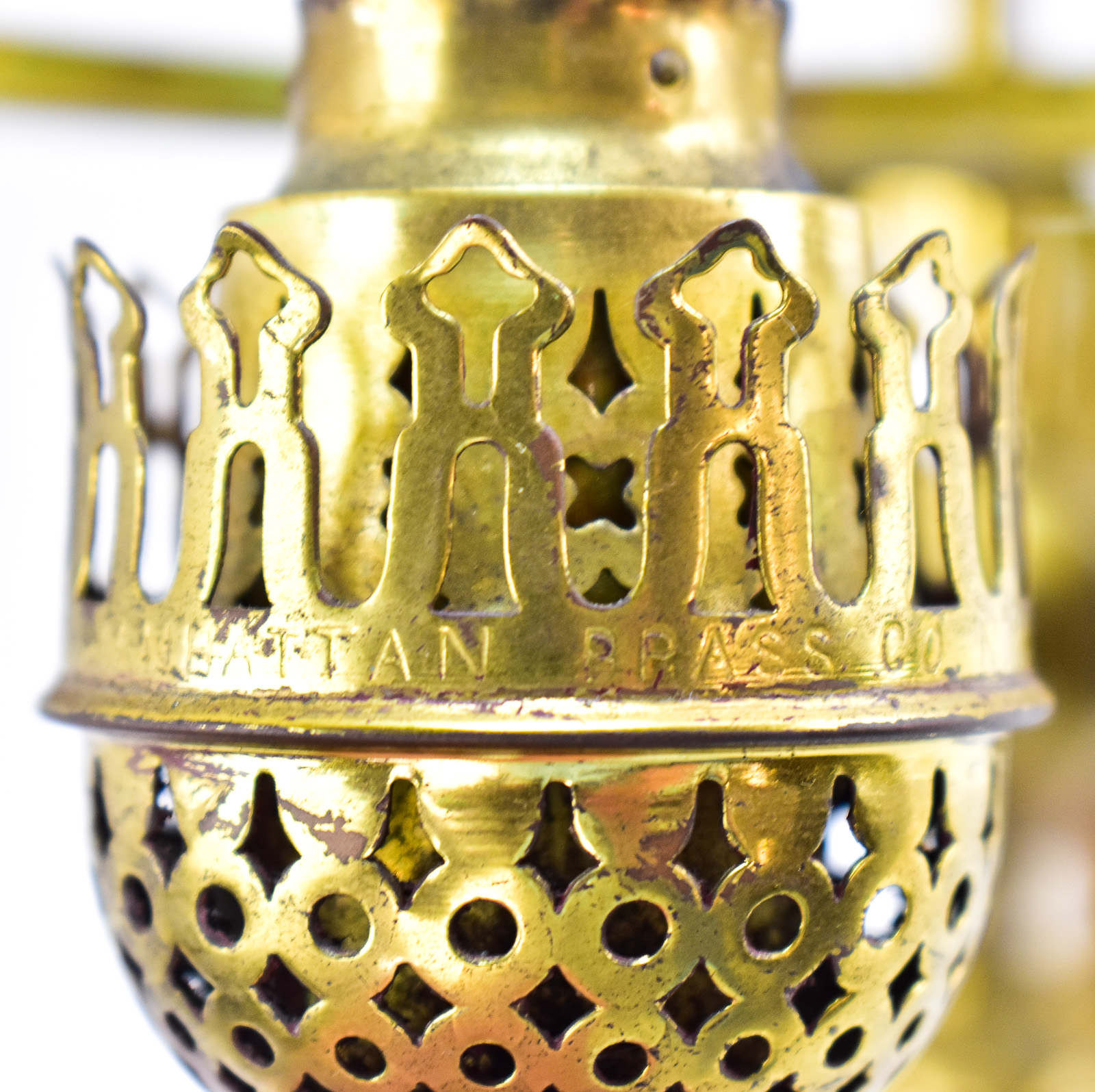 DOUBLE ARM BRASS STUDENT LAMP