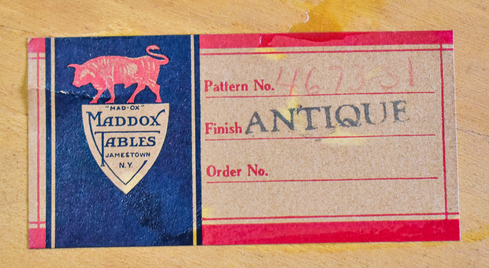 MADDOX LEATHER TOP KIDNEY DESK