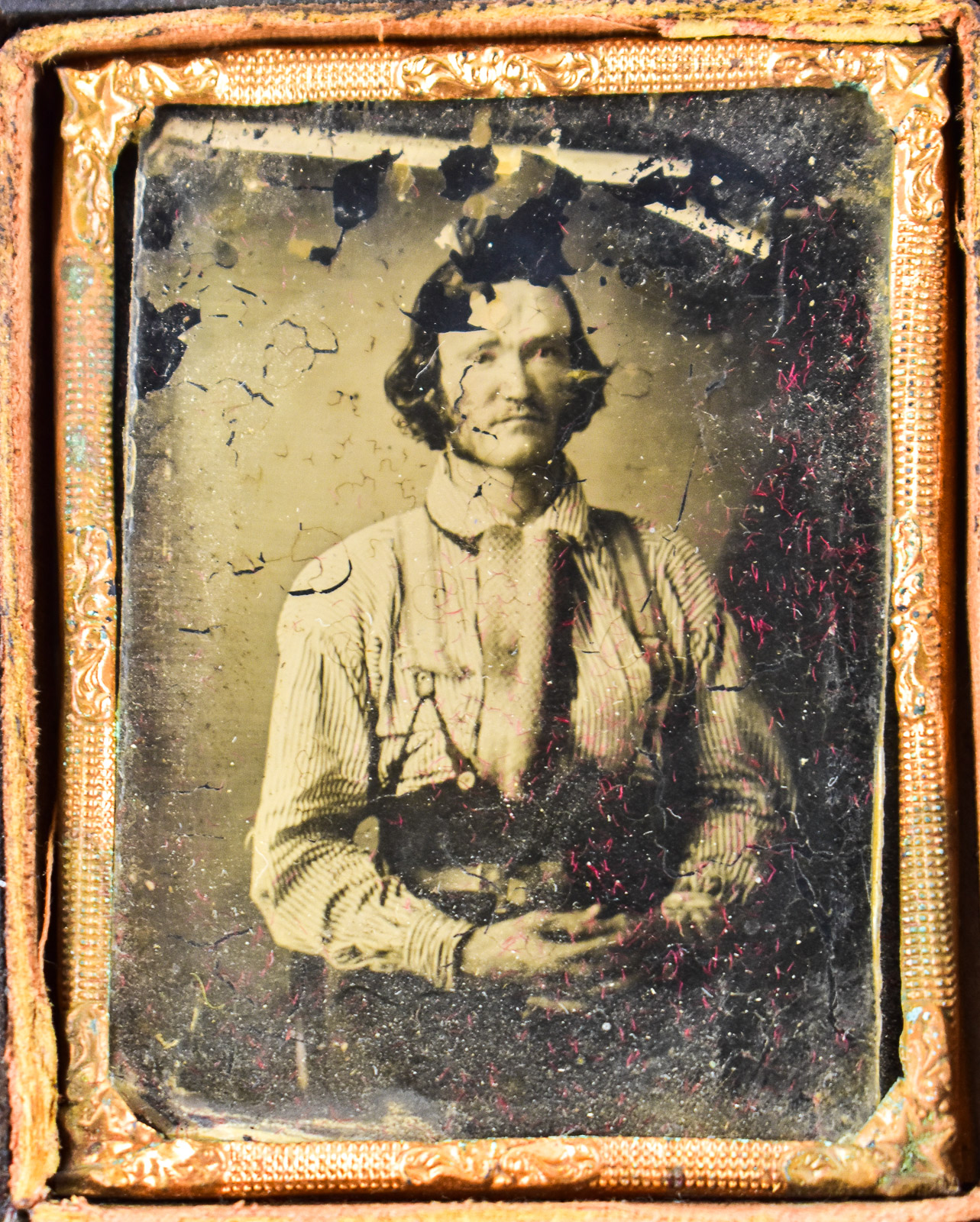 TRIO OF MALE AMBROTYPES