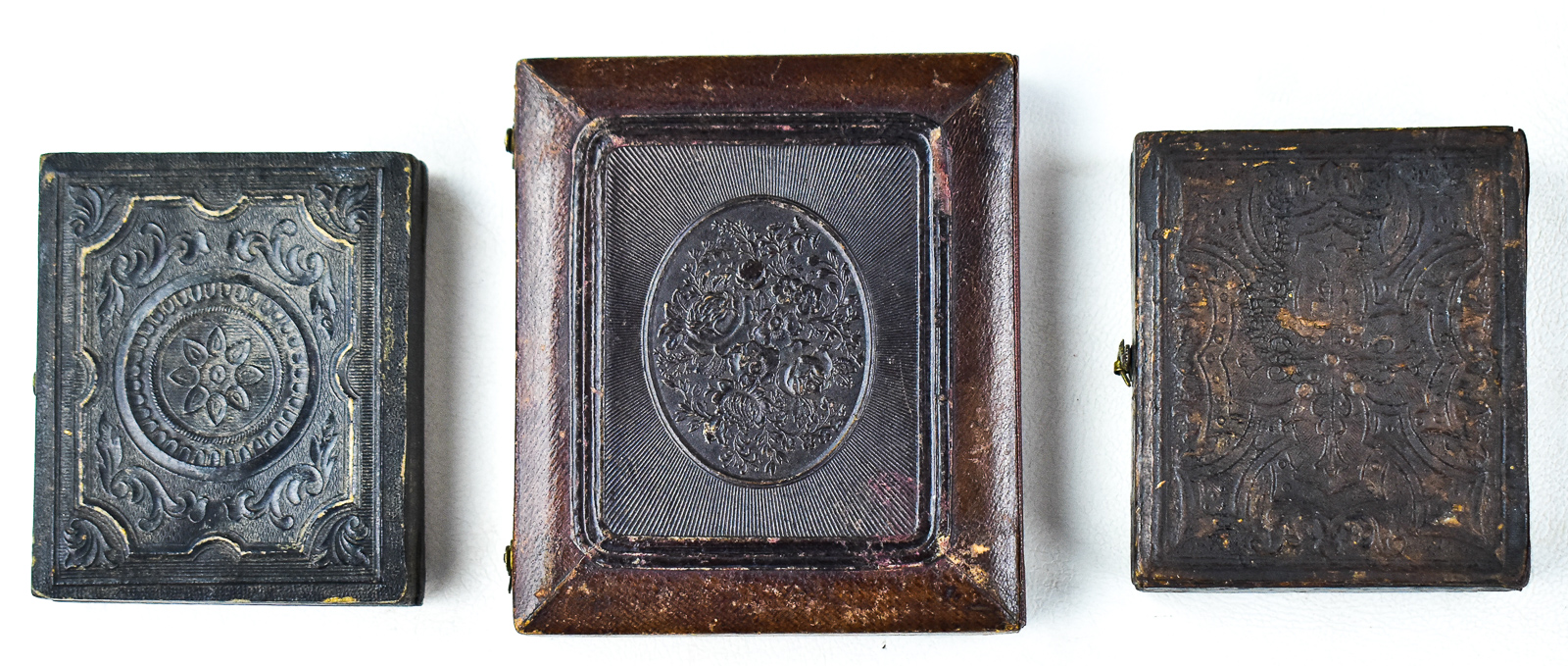 TRIO OF MALE AMBROTYPES