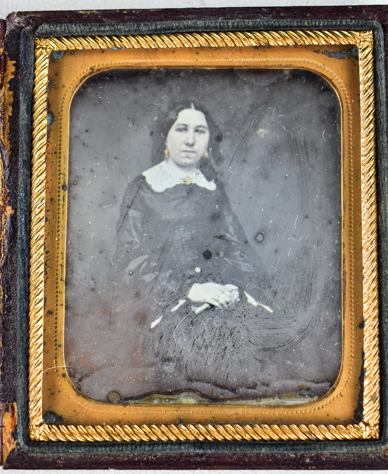 AMROTYPE TRIO OF SEATED WOMAN