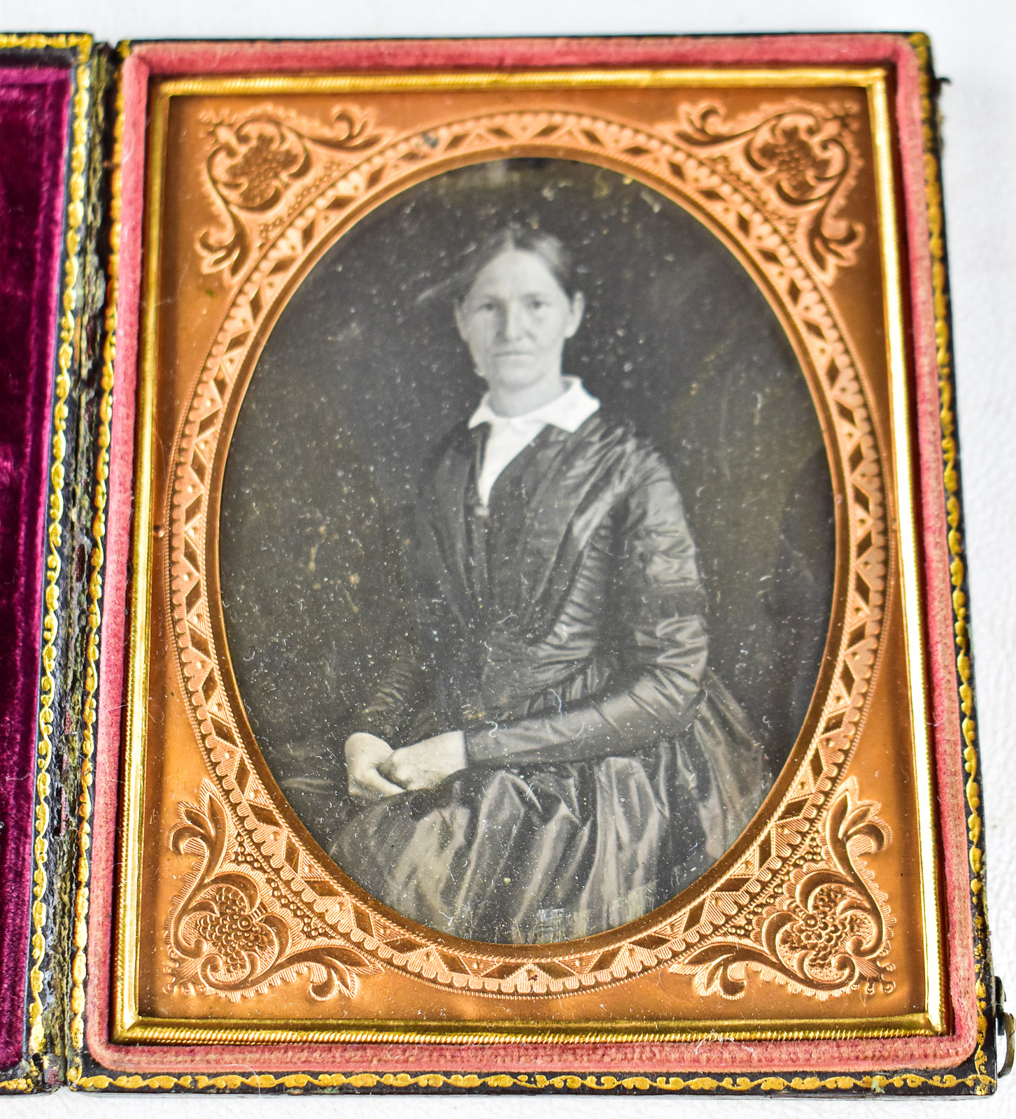 AMROTYPE TRIO OF SEATED WOMAN