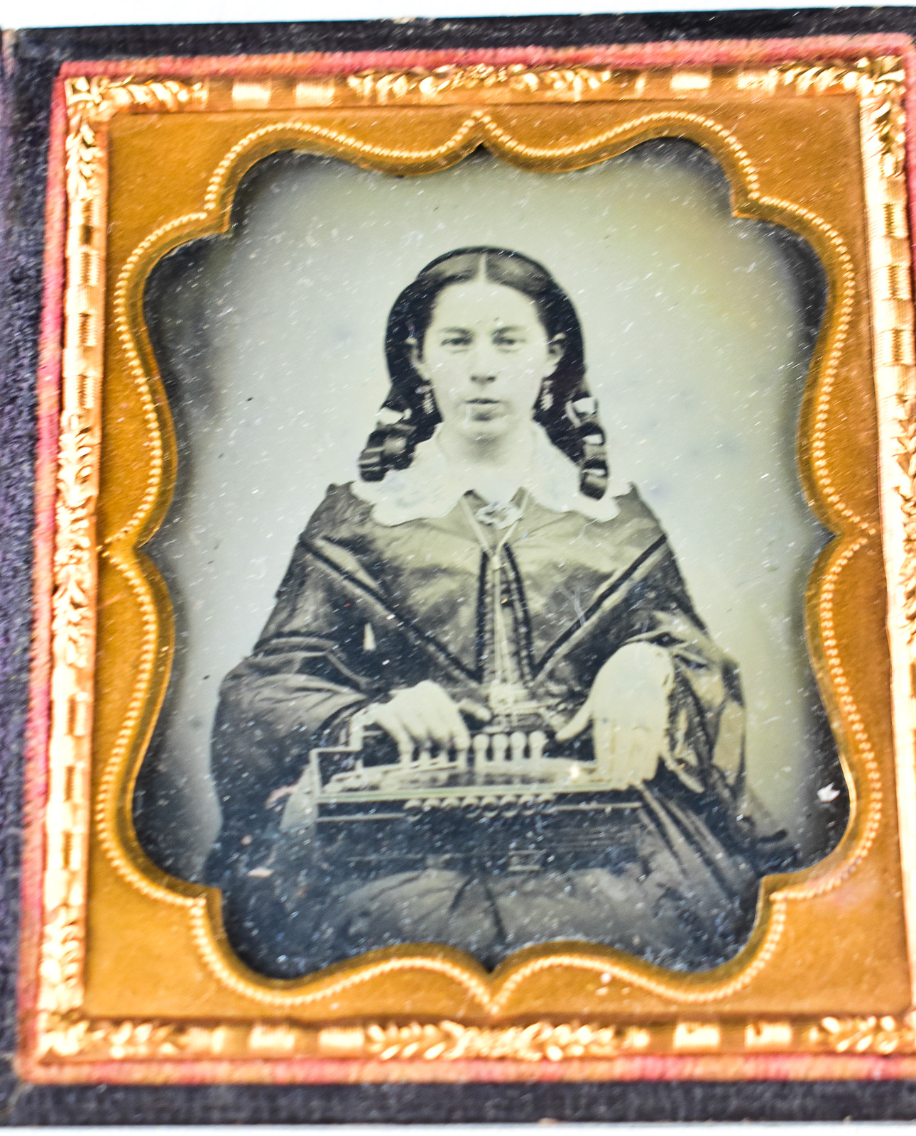 AMROTYPE TRIO OF SEATED WOMAN