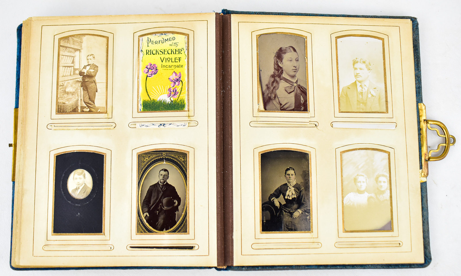 ALBUM OF CARTE DE VISTES &TIN TYPES