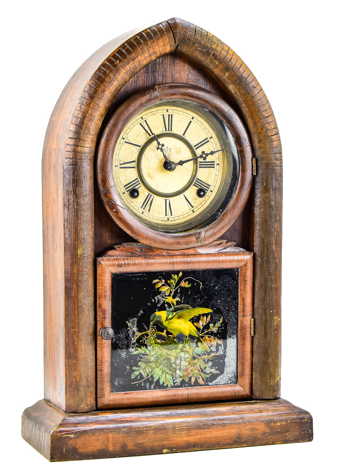 BEEHIVE MANTEL SHELF CLOCK, WATERBURY CLOCK COMPANY