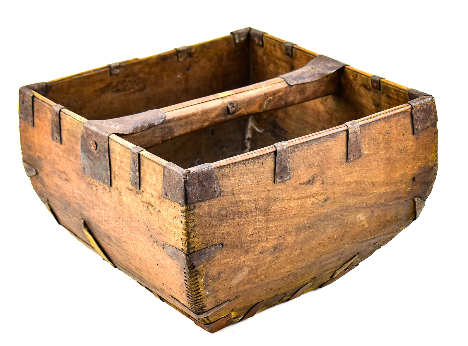 CHINESE GRAIN HARVEST BUCKET, 19TH CENTURY