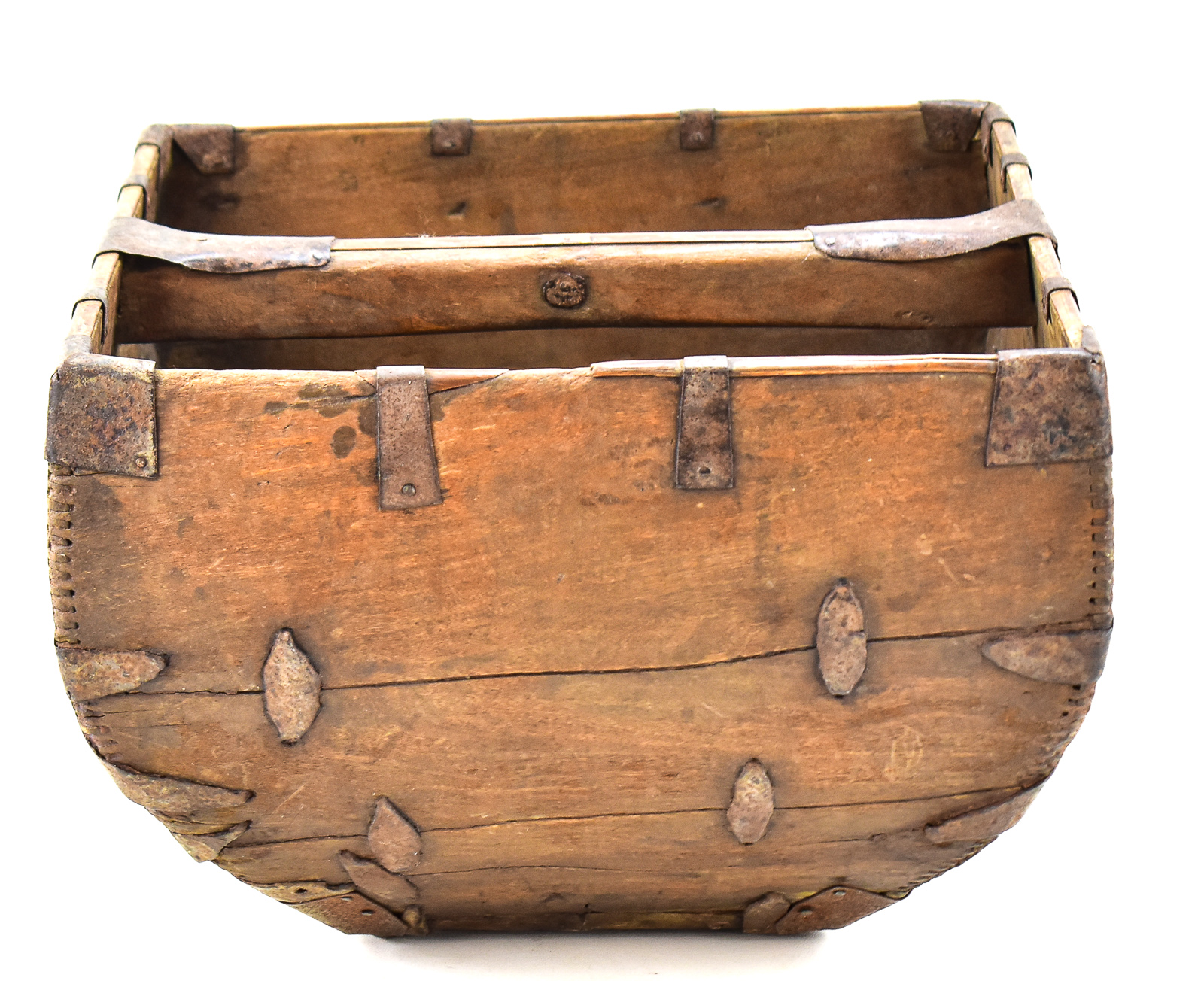 CHINESE GRAIN HARVEST BUCKET, 19TH CENTURY
