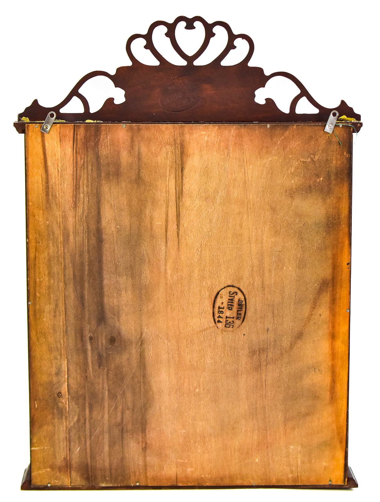 WALL MIRROR-BACK DISPLAY SHELF, BUTLER SPECIALTY COMPANY