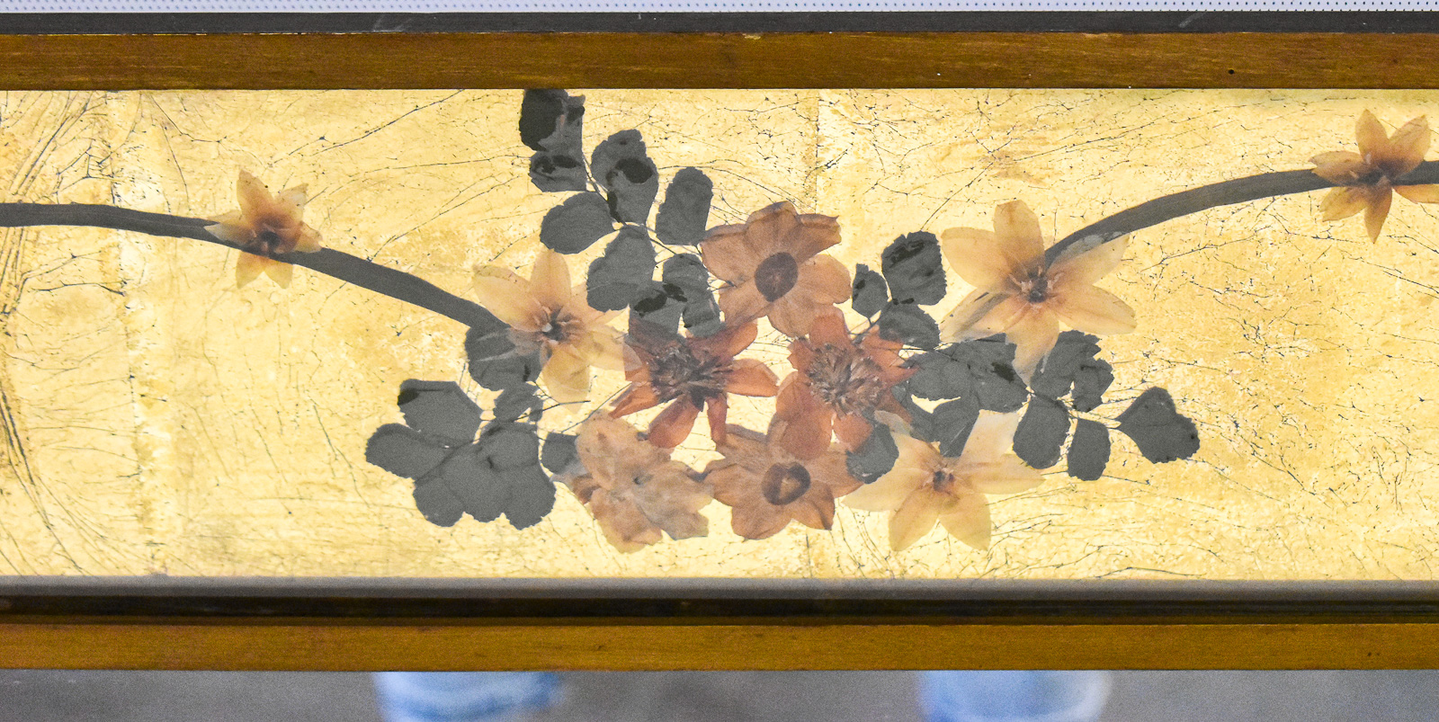 REVERSE PAINTED GLASS (EGLOISE) WALL MIRROR