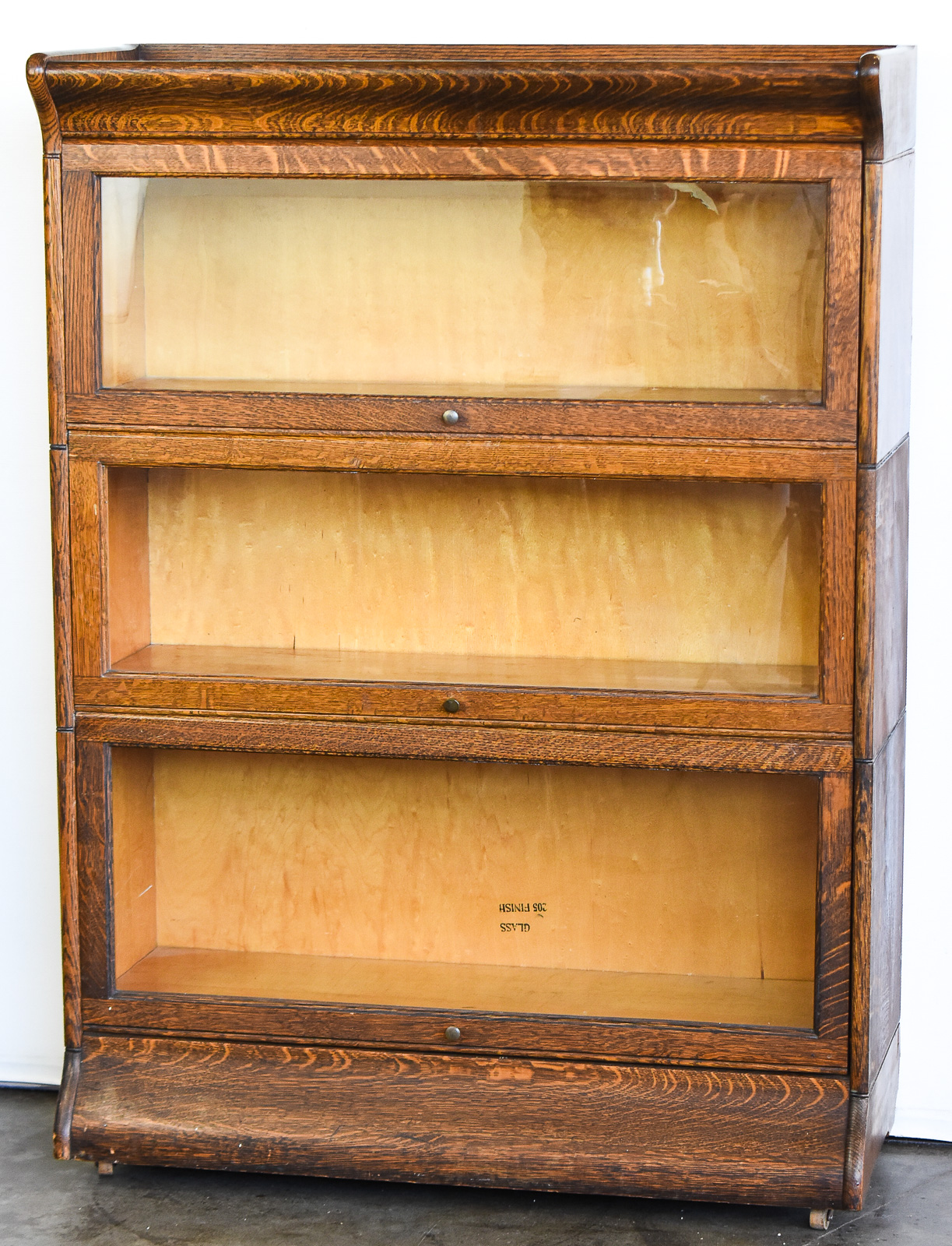 3 STACK BARRISTER BOOKCASE