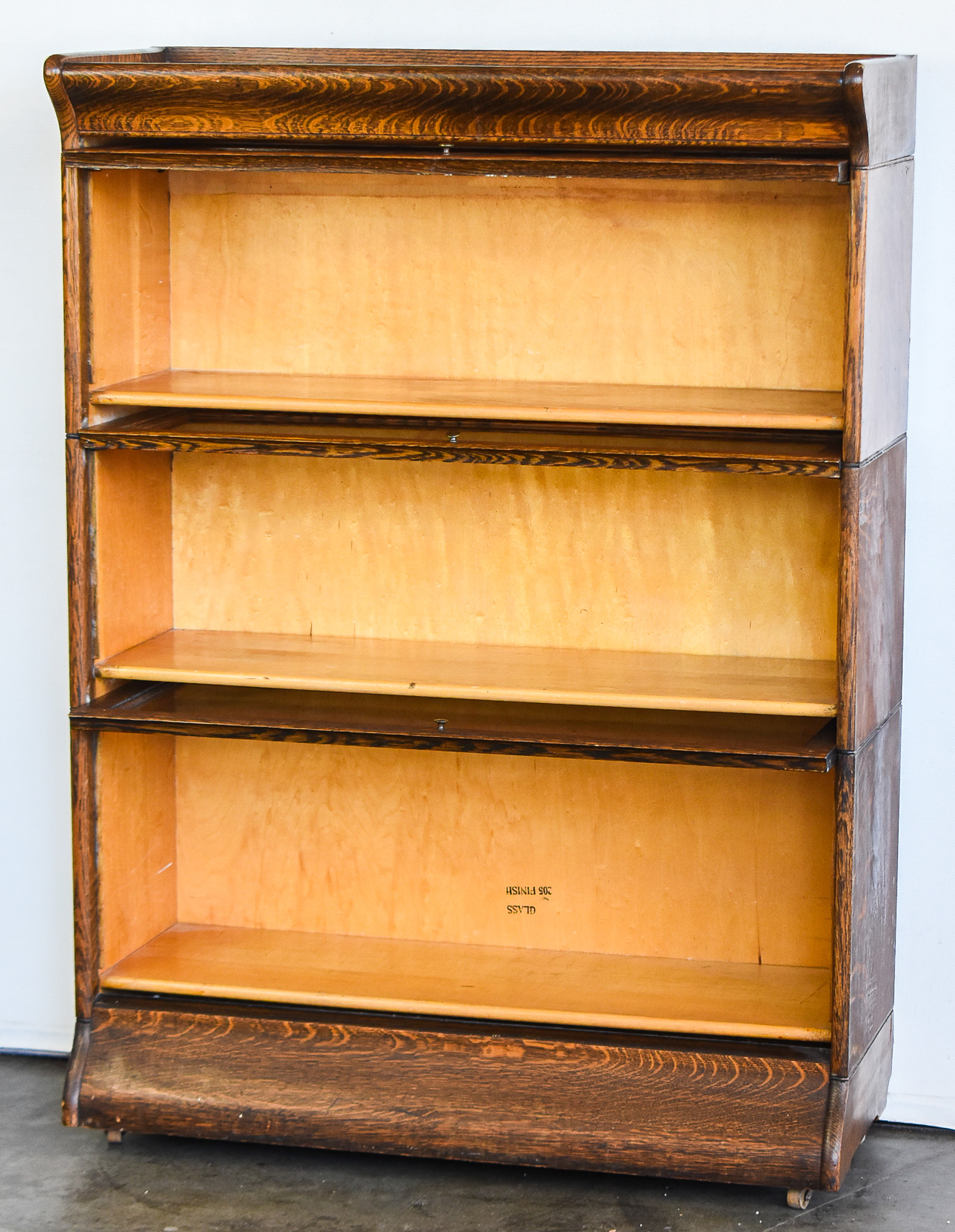 3 STACK BARRISTER BOOKCASE