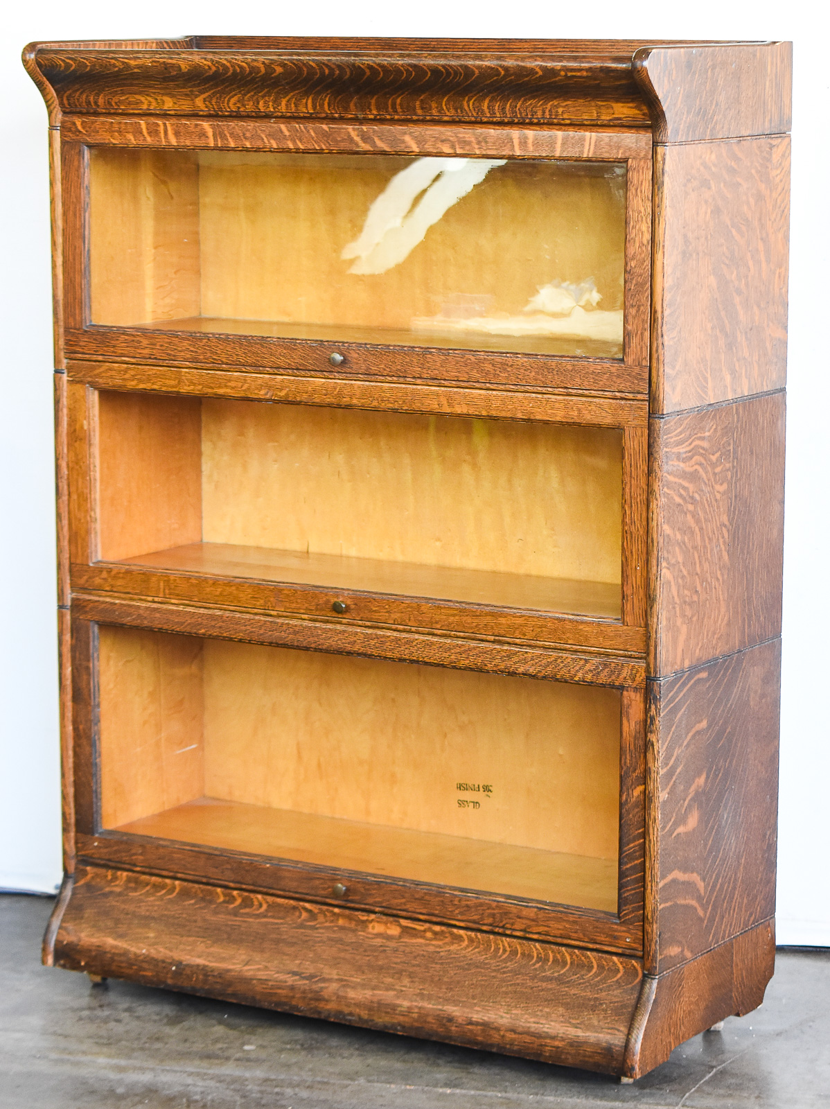 3 STACK BARRISTER BOOKCASE