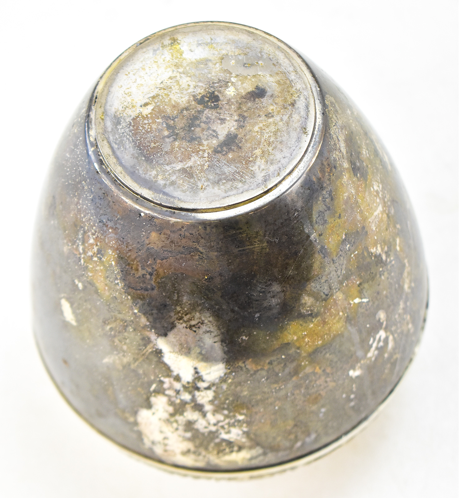 SILVER LATED URN VASE