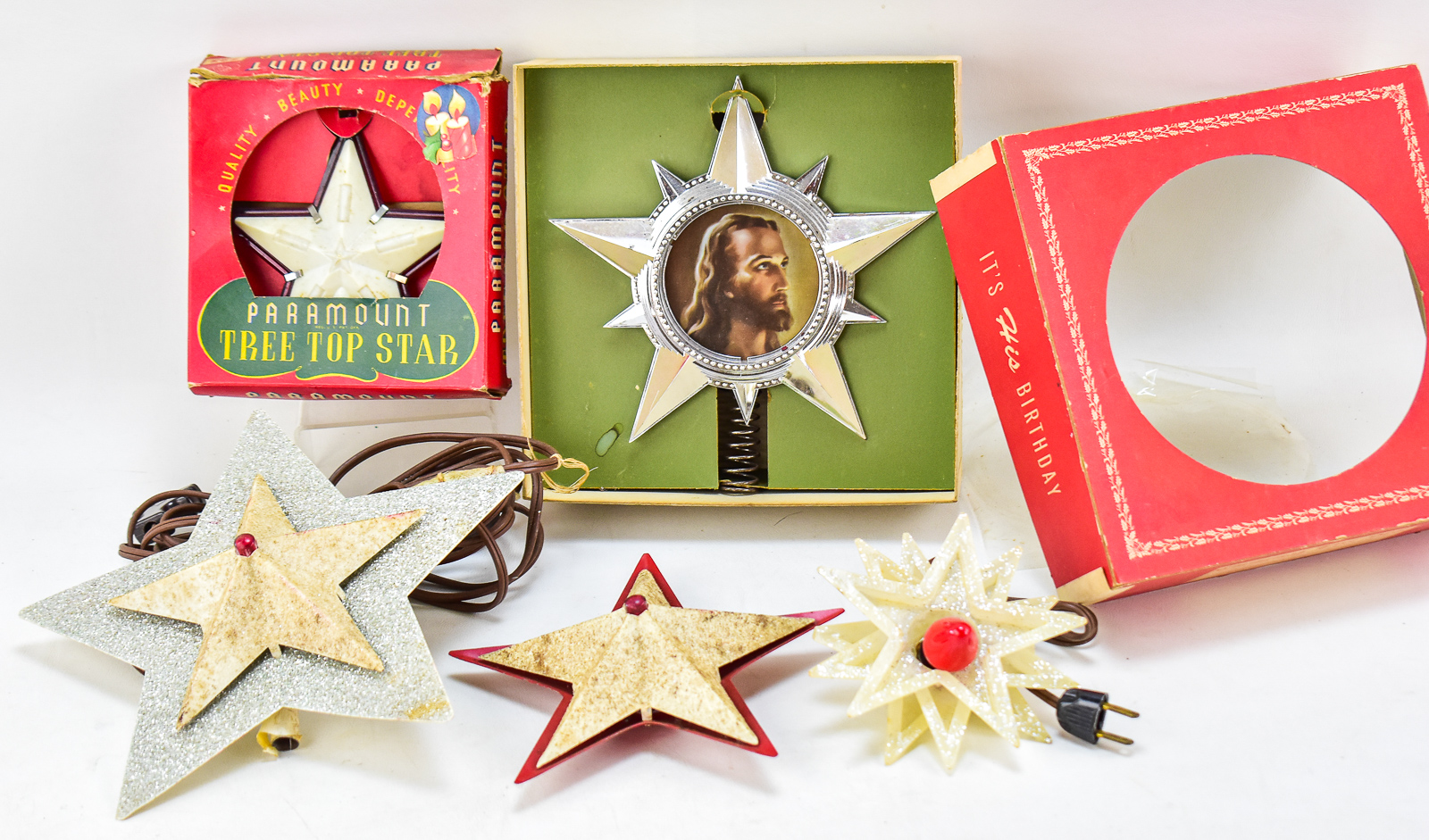 CHRISTMAS TREE STARS: PARAMOUNT, K-B PRODUCTS, NOMA-GLOLITE
