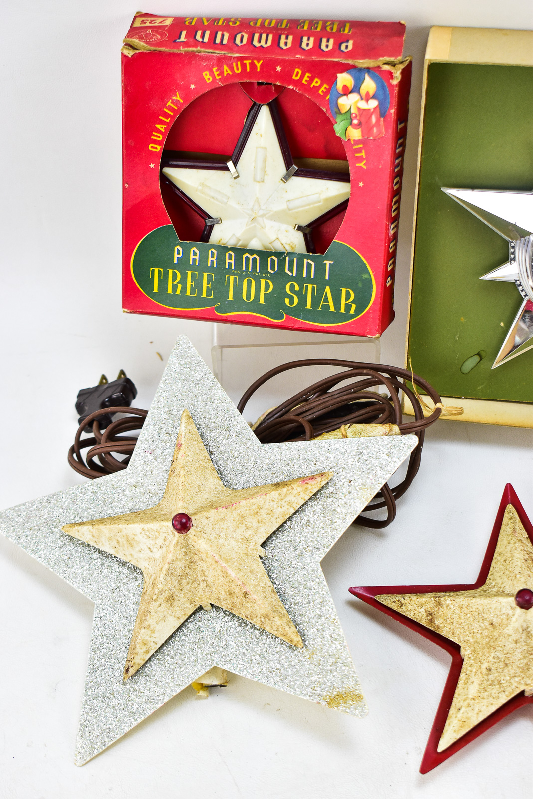 CHRISTMAS TREE STARS: PARAMOUNT, K-B PRODUCTS, NOMA-GLOLITE