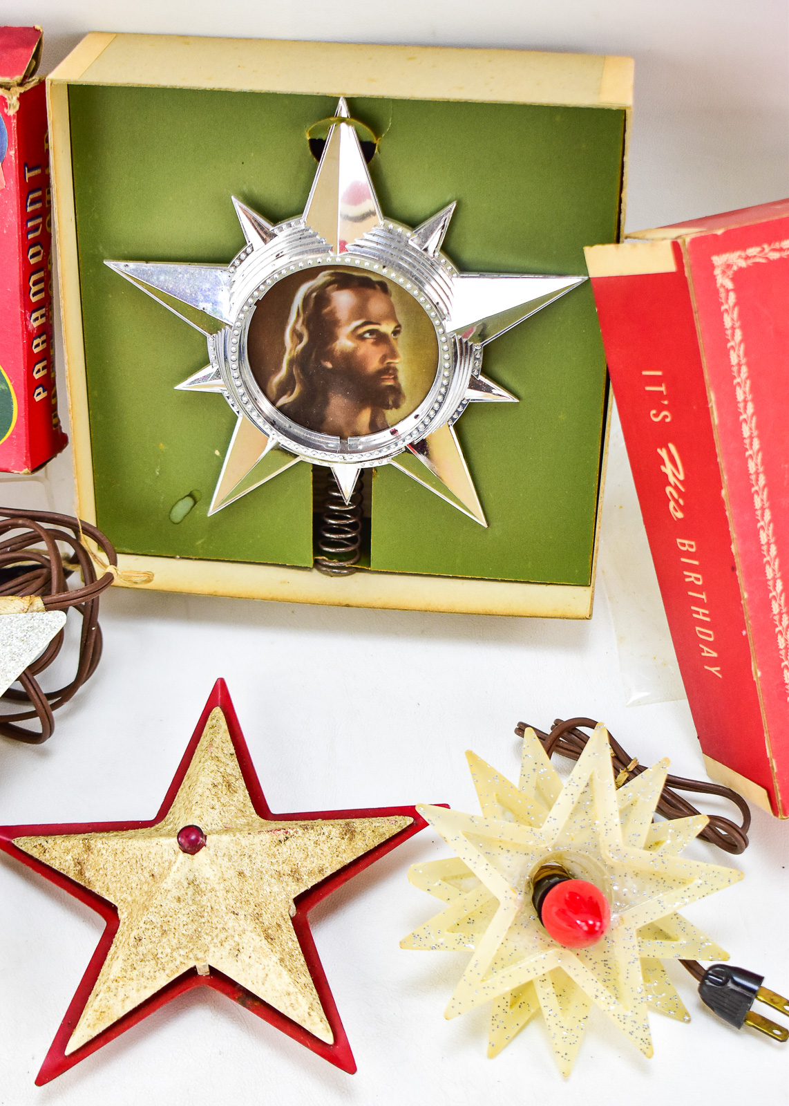 CHRISTMAS TREE STARS: PARAMOUNT, K-B PRODUCTS, NOMA-GLOLITE