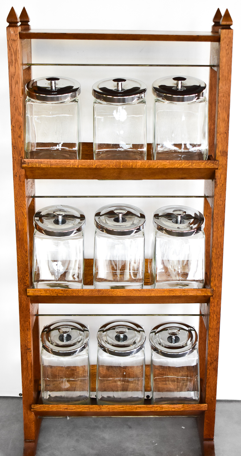 OAK GENERAL STORE BISCUIT/CANDY DISPLAY STAND