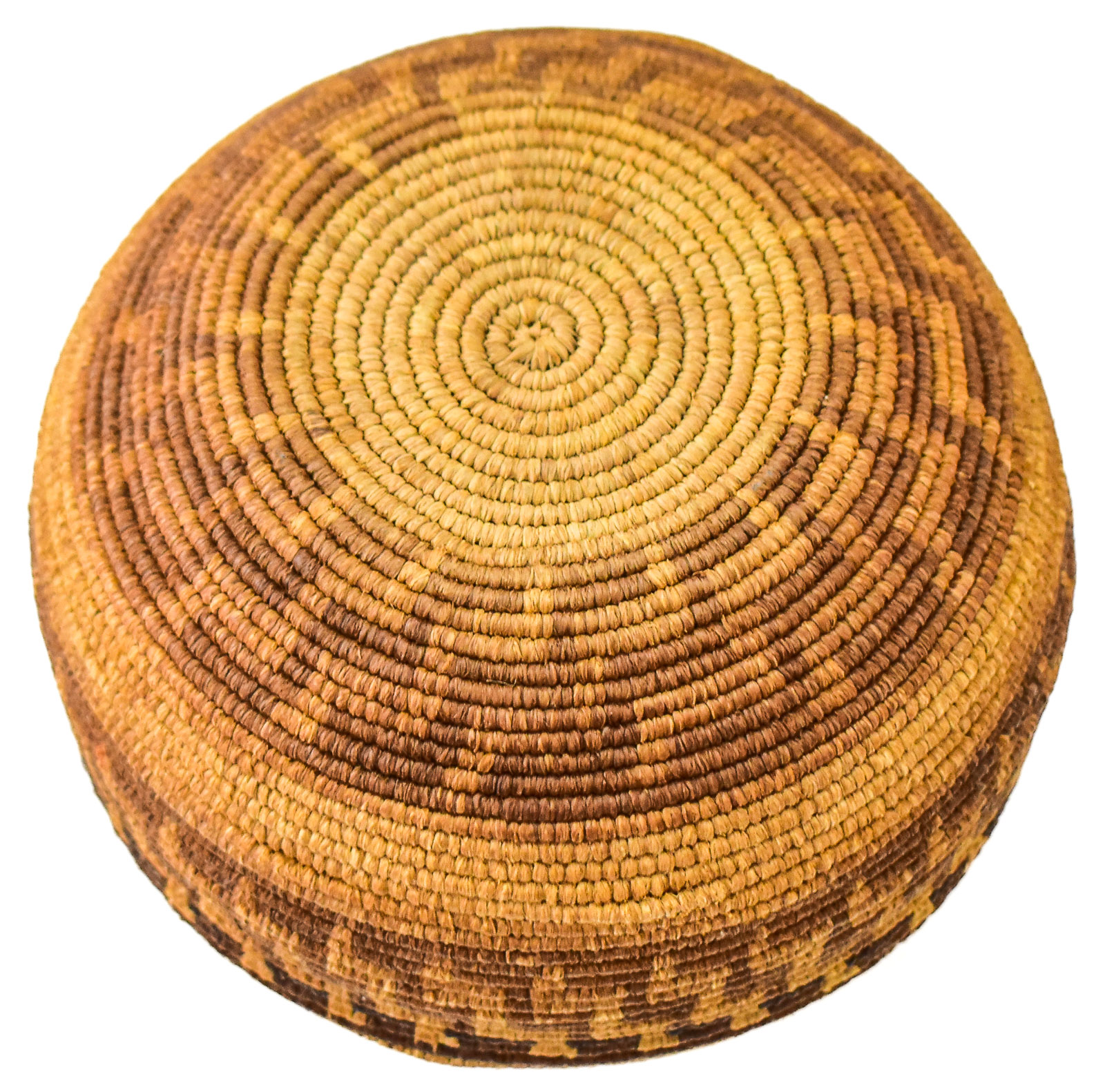 NATIVE AMERICAN COILED OLLA BASKET