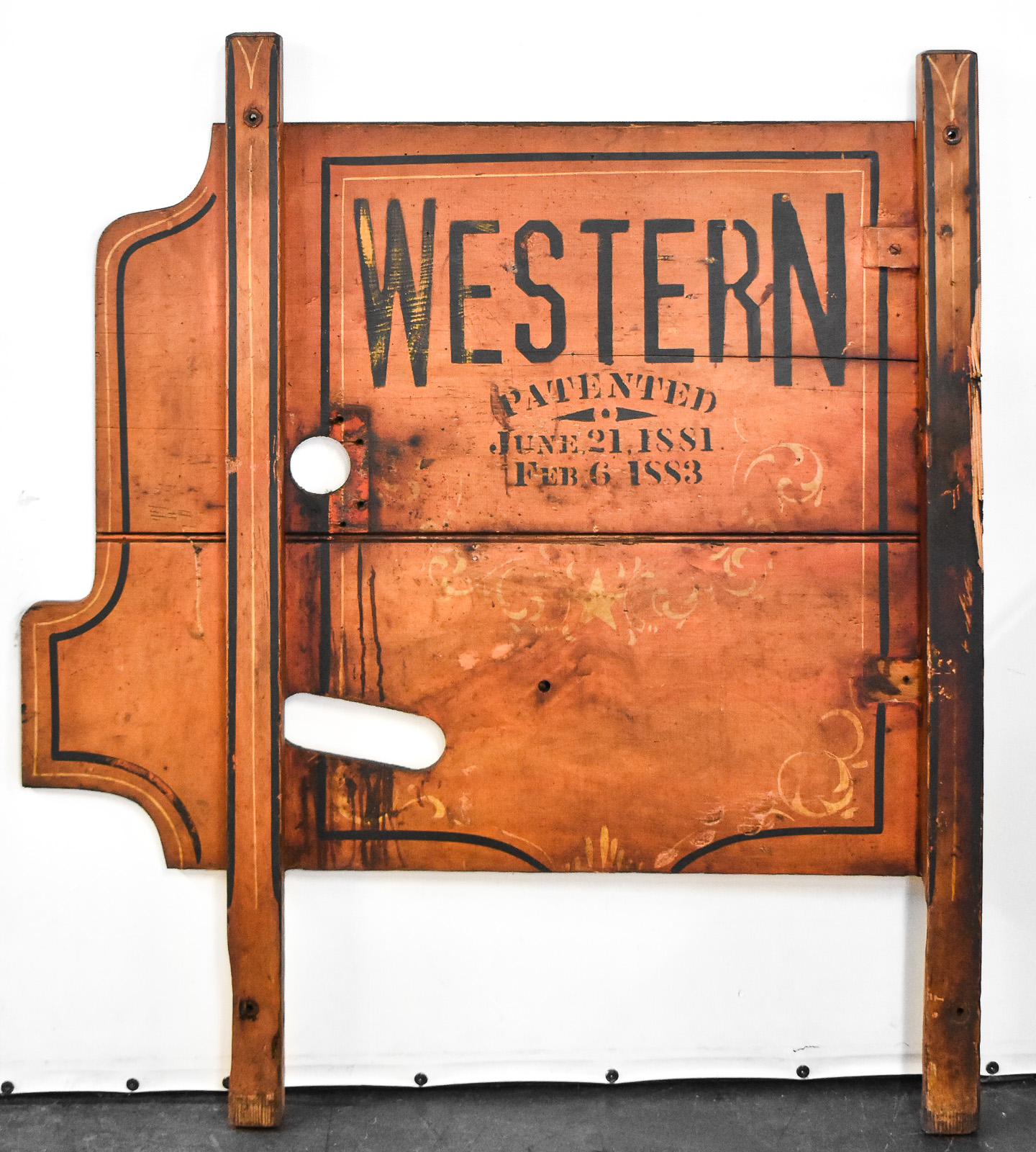 "WESTERN" SEAT CLEANER MACHINE SIDE PANEL