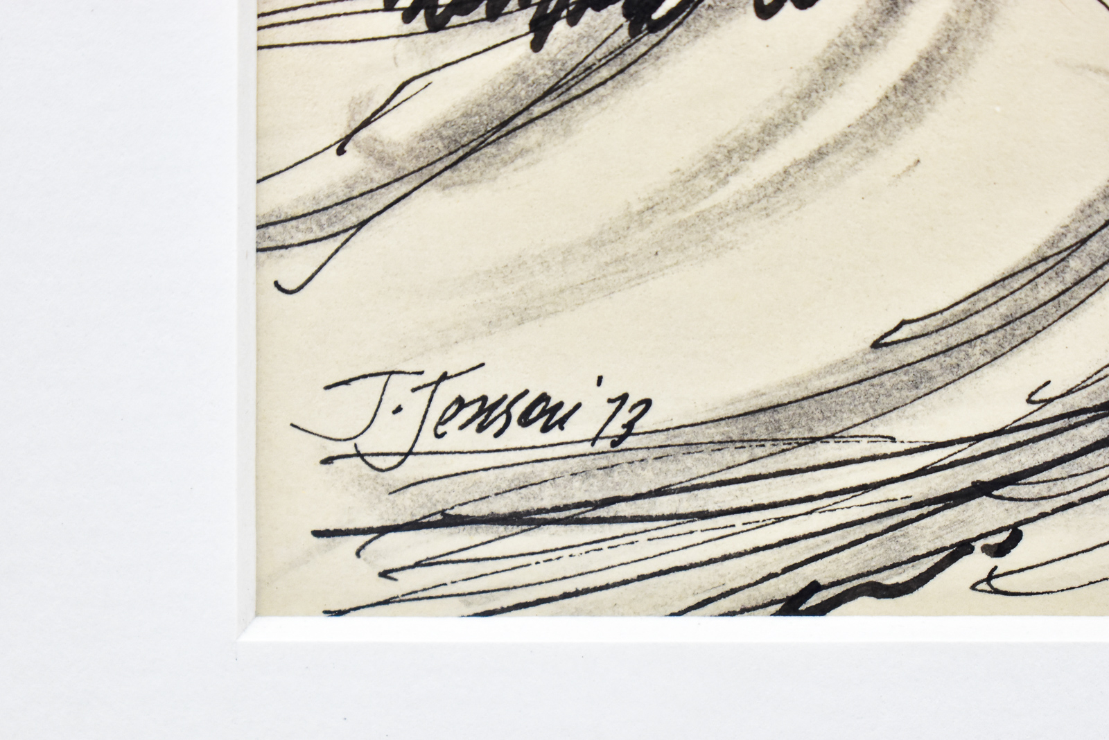 WESTERN SKETCH ATTRIBUTED TO JOHN JENSEN