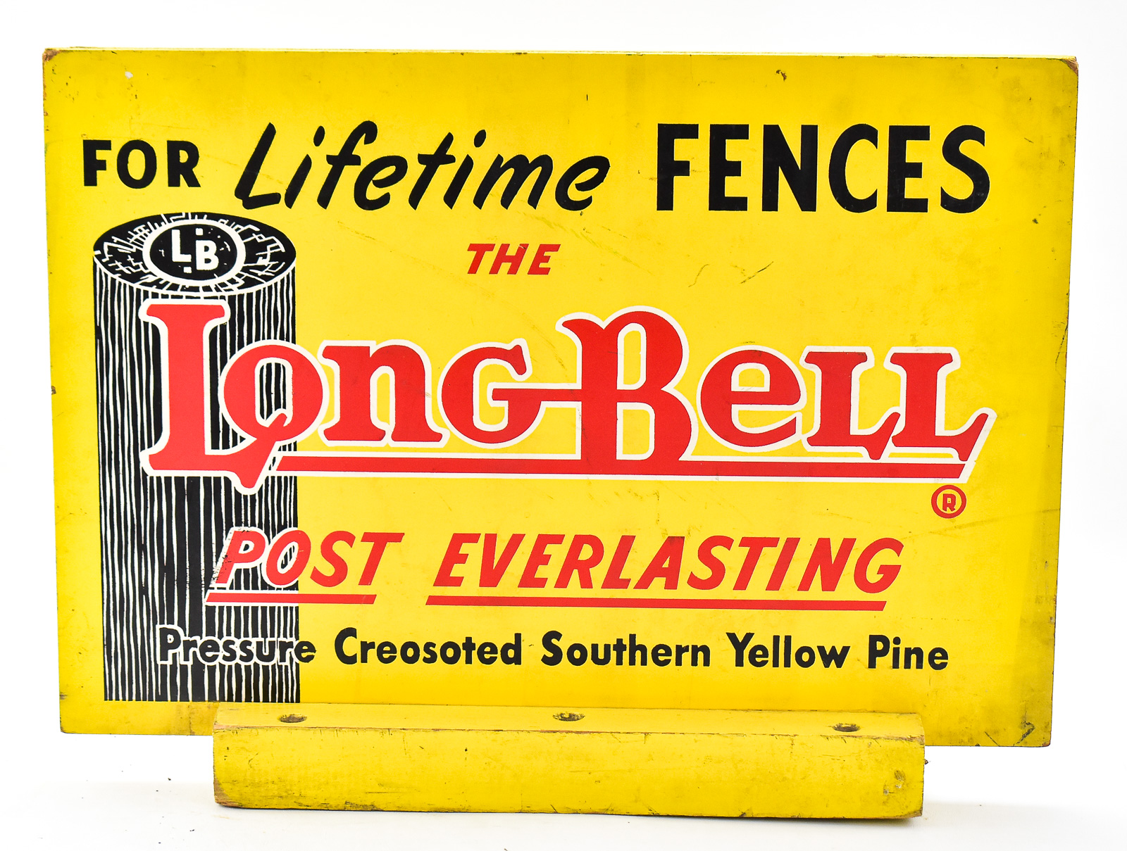 LONG-BELL POST EVERLASTING ADVERTISEMENT SIGN