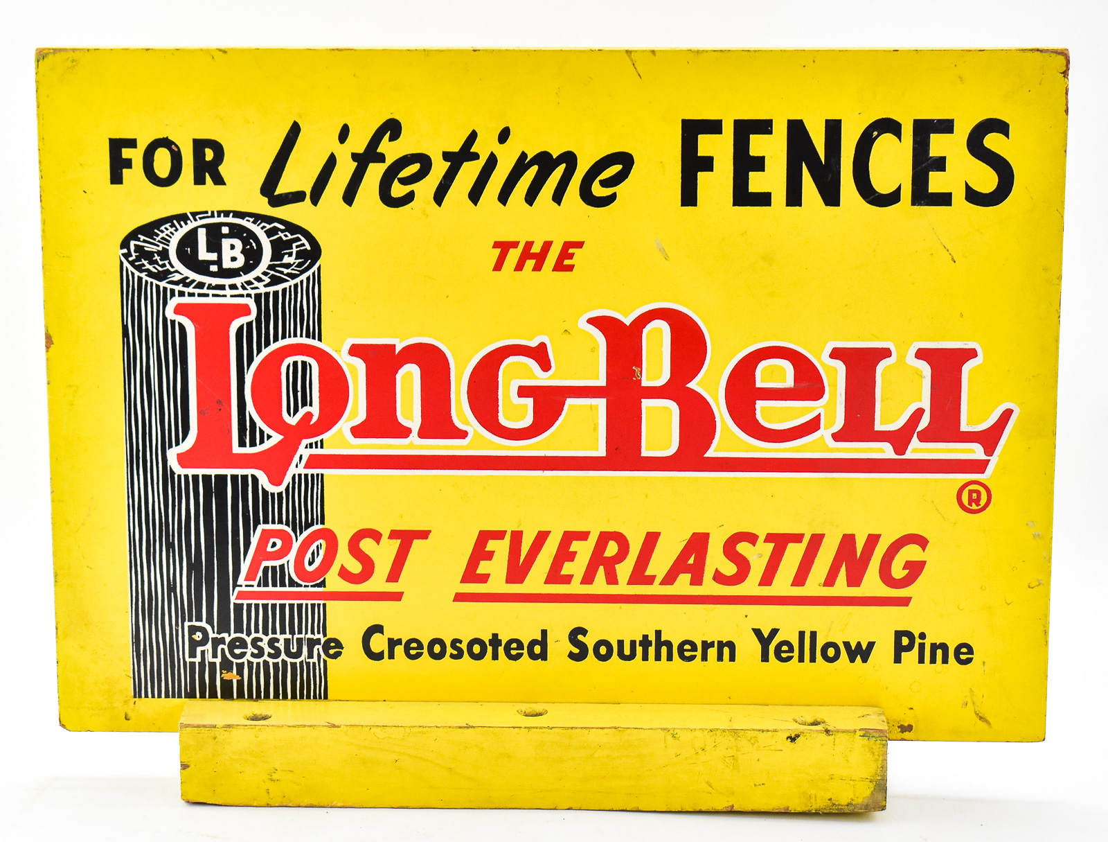 LONG-BELL POST EVERLASTING ADVERTISEMENT SIGN