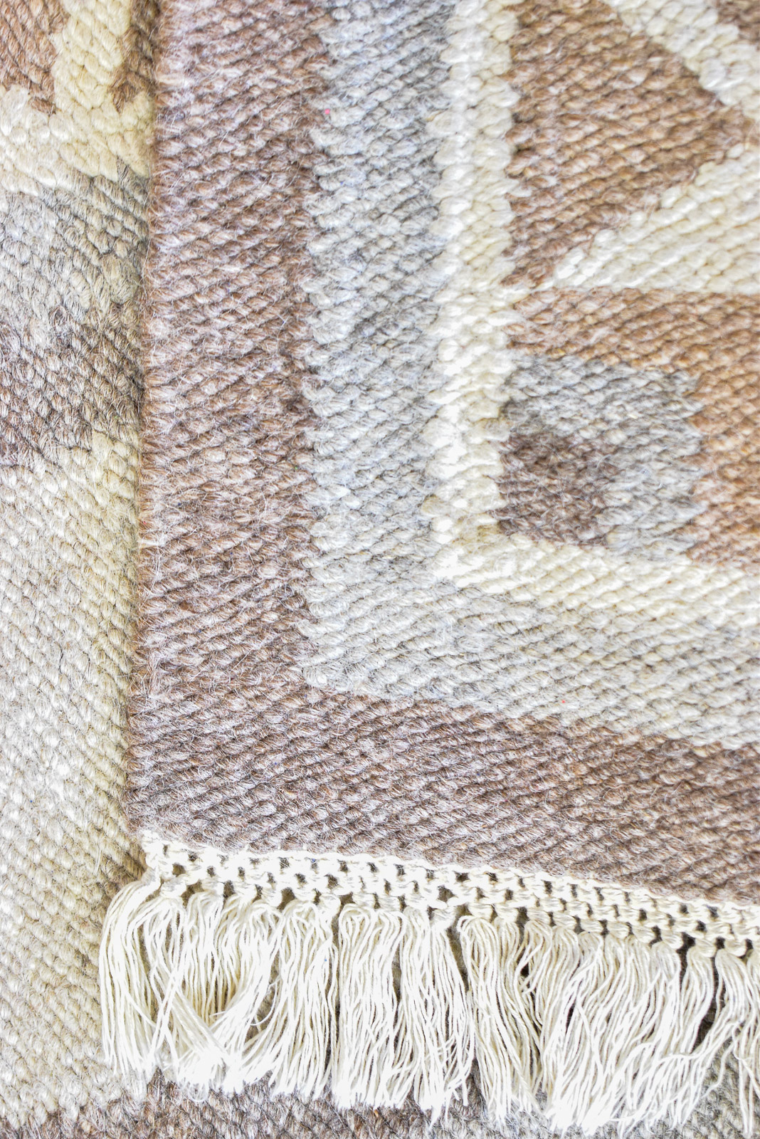 BOHO HAND-WOVEN WOOL RUG