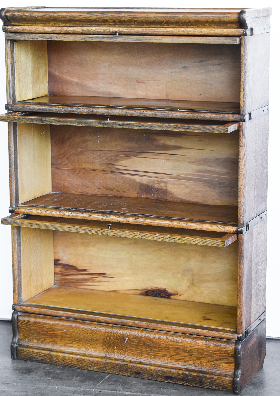 THREE-STACK BARRISTER BOOKCASE