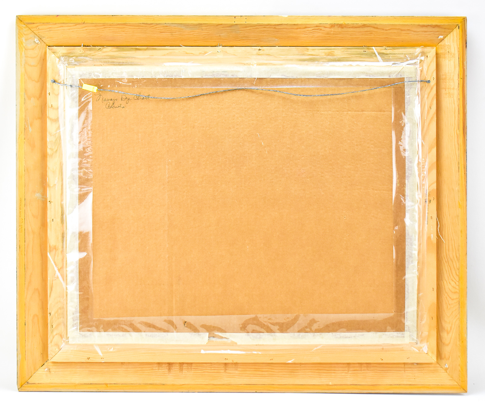 FRAMED DINE (NAVAJO) EDUCATIONAL VEGETABLE DYE CHART
