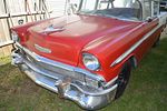 1956 CHEVROLET BELAIR, 4 DOOR. HAS SMALL BLOCK CHEVY ENGINE, AUTO TRANSMISSION, RUNS WELL . Image - 1