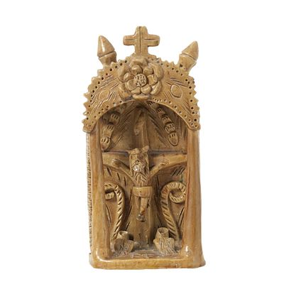 ROSA RAMALHO (1888-1984) - Alminhas. Portugal, séc.XX, escultura em barro popular vidrado 