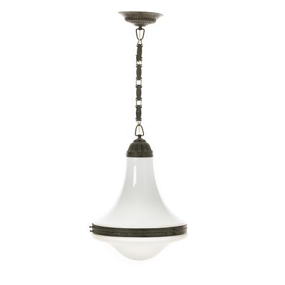 PETER BEHRENS (1868-1940) - 'Luzette' ceiling lamp. Germany, c. 1910-20, Siemens manufacture 